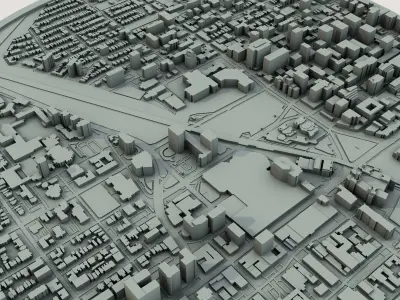 Ottawa City Canada 3D print model