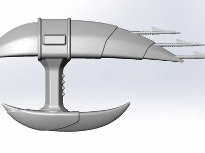 Predator Speargun Replica Printable Assembly 3D print model