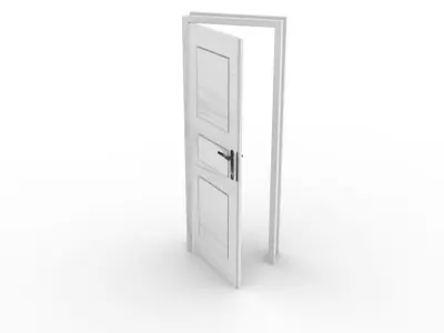 Detailed Door Model  3D model