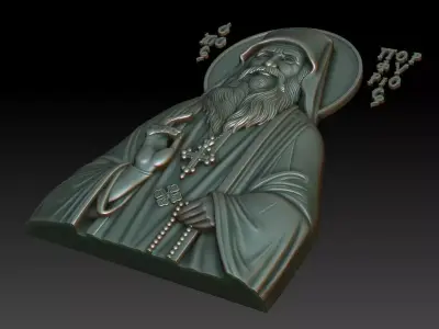 Saint Porphyrios Kavsokalyvite 3D print model