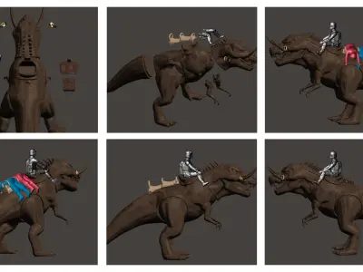 Star Wars Mandalorian Concept Mythosaur Vintage Scale Model 3D print model