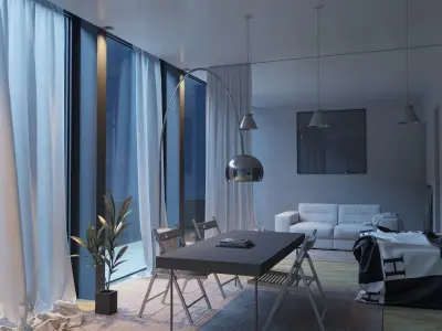 INTERIOR SCENE STUDIO  3D model