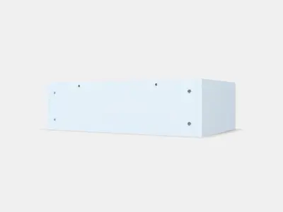 NORDLI Modular chest of 2 drawers 2 Low-poly 3D model