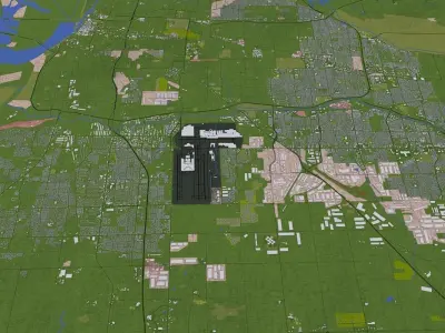 Memphis City USA Low-poly 3D model