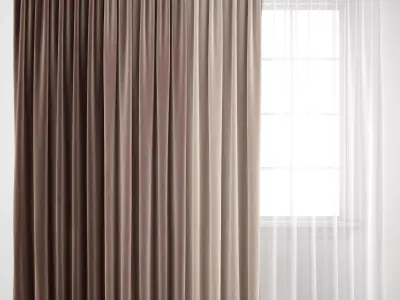 Curtain 327 3D model