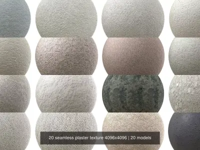 20 seamless plaster texture 4096x4096 Texture