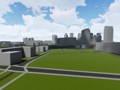 Downtown Tampa Florida 3D model