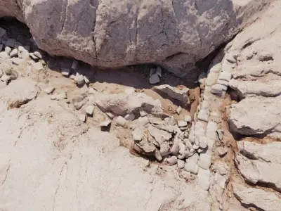 Desert Wash Ravine Canyon Scan A 3D model