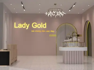 showroom cosmetics 3D print model