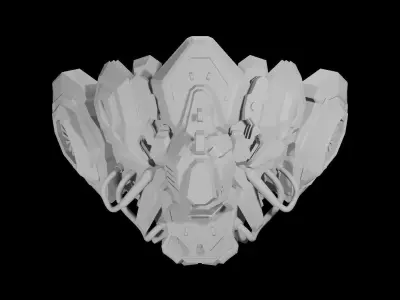 robot mask 3D model