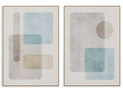 Abstract Painting Frame set 3D model 525