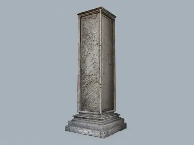 monolith Low-poly 3D model