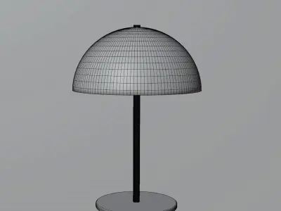 Table Lamp Due Luci Sfera Low-poly 3D model