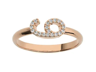 0 to 9 Diamond Number Ring 3dm stl renders details  3D Model Pack