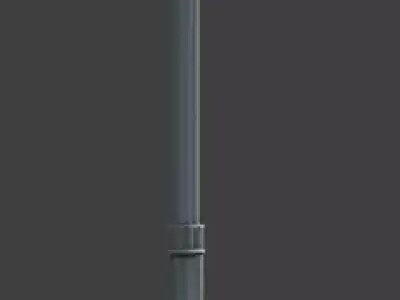 Urban Infrastructure Street Light 3D Model Low-poly 3D model