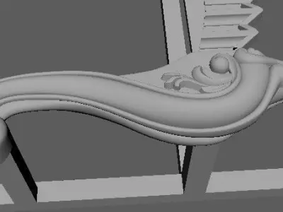 sofa  High quality 3d models for processing on a cnc machine 3D model