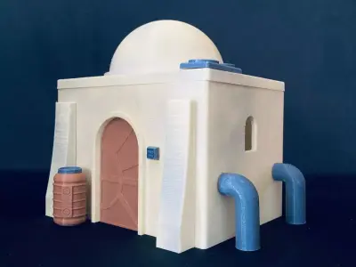 Tatooine Building Diorama 2 3D print model