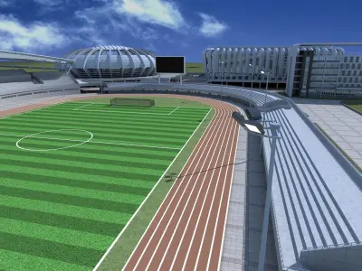 Stadium 2 3D model