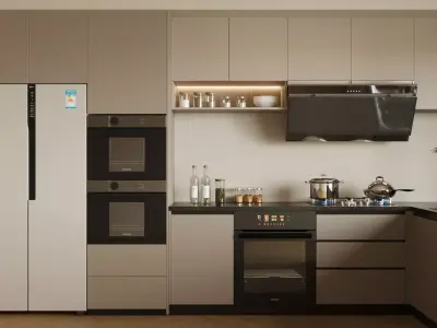 Italian style kitchen 3D model