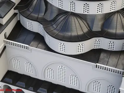 Blue mosque 3D print model