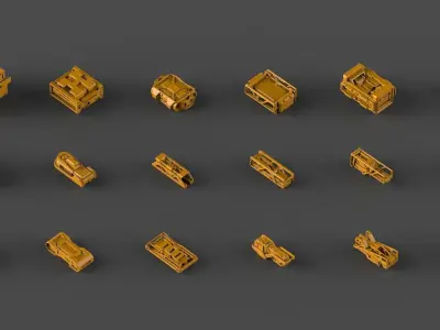 Hard Surface KitBash Vol 5 3D model