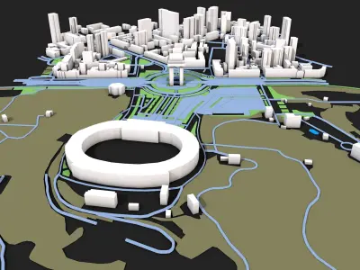 City 9 3D model