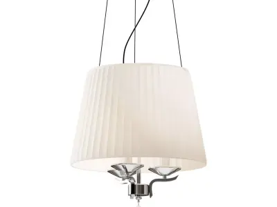 Hanging chandelier ideal lux pegaso sp3 bianco 059235 3D model