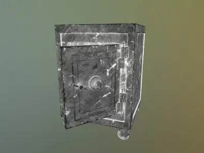 Western Safe Game Ready Low-poly 3D model