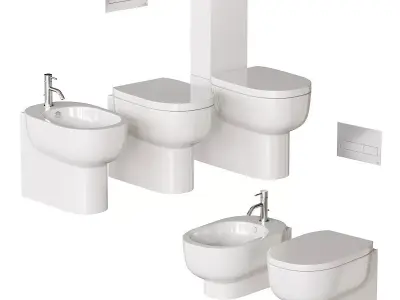 Galassia M2 55 WC Full Set 3D model