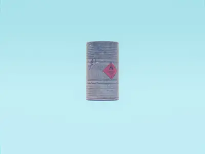 Construction Prop Low-poly 3D model
