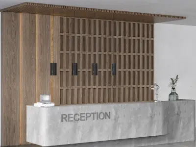 RECEPTION DESK NO5 A 3D model