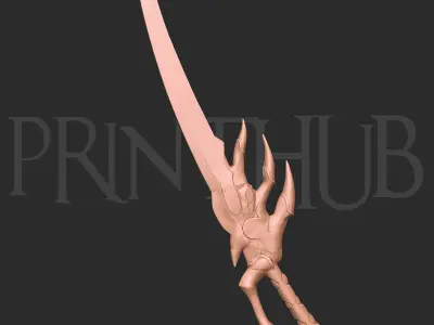 Raizan Sword Level Max Form Onimusha Fan Art  Cosplay STL File 3D print model