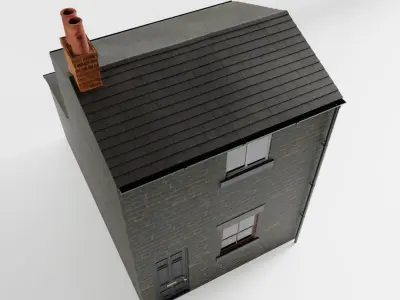 British Row Home 03 3D model