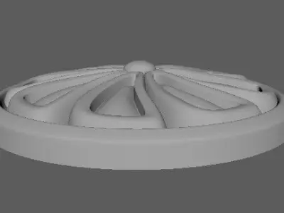 rosette flower 3D model 12