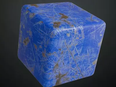 Painted Metal Surface PBR Seamless Texture buy