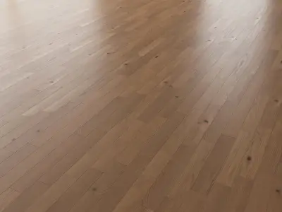 Parquet Oak Nut Brushed set 7 3D model