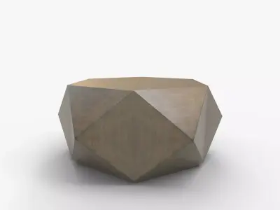 Anika Block Coffee Table 3D model
