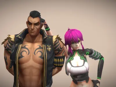 Wastedland Raiders 3D model