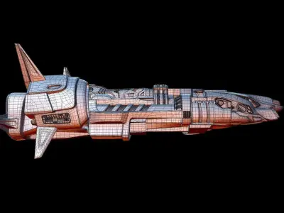 Spaceship 3D model 23