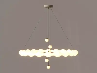 Ceiling light 3D model 9