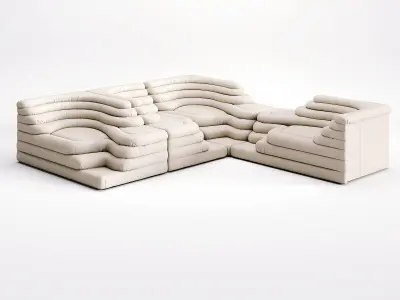 DS 1025 Terrazza Sofa Set 5 3D model