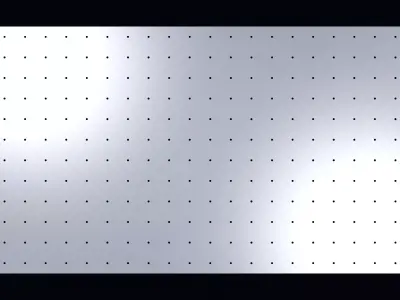 Perforated panel with 1 percent opening 25O58 3D model