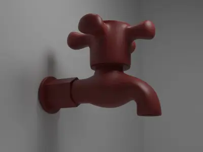 Tap plastic 3D model