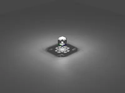 Inversed Lattice Lamp 3D print model