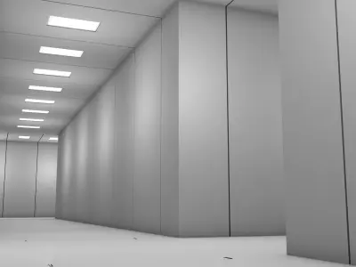 Sci Fi Corridor 3D model