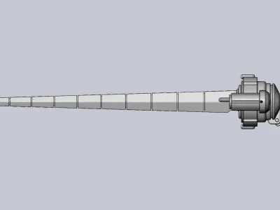 RWBY Ilia Whipsword Printable LED Illuminated Model 3D print model