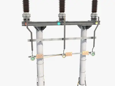Lightning Arrester 3D model