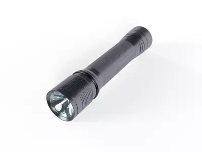 Flashlight Low-poly 3D model