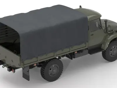 Generic Military Truck 01 3D model