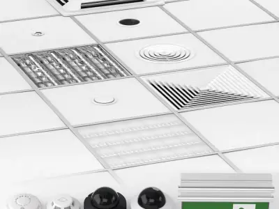 Ceiling system Armstrong 3D model